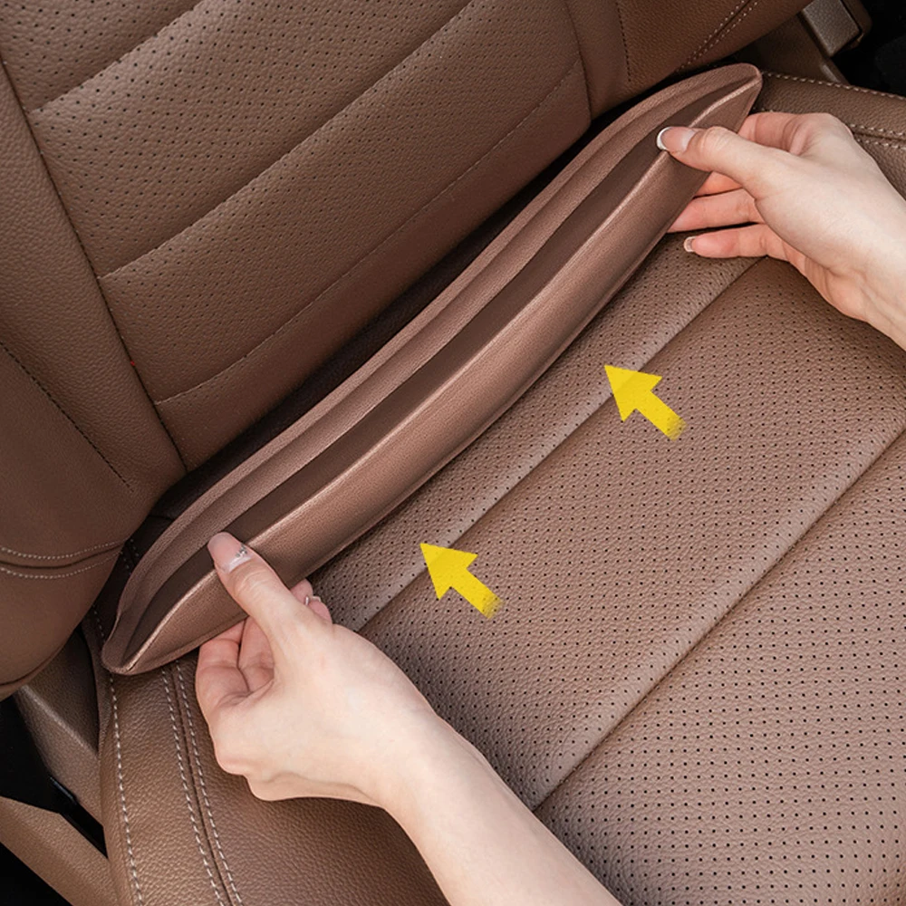 Plug-In Car Seat Gap Filler Elastic Polyurethane Seat Crevice Filling Strip Universal Seat Blocker Prevent Dropping Accessories