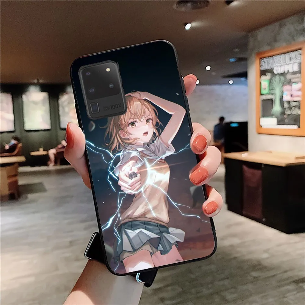 A Certain Scientific Railgun Phone Case For Samsung S 9 10 20 21 22 23 30 23plus lite Ultra FE S10lite Fundas