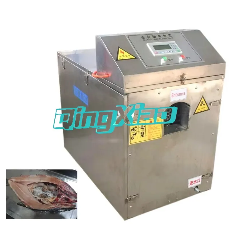 Automatic Fish Killing Machine Multifunctional Commercial Scaling Gutting Back Cutting Stainless Steel Fish Processing Equipment