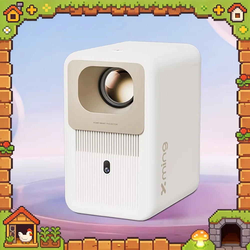 

Проектор XMING EQ500 HDR10 1080P 300LM с адаптацией цвета к стене, контрастностью 2600:1, интеллектуальным обходом препятствий