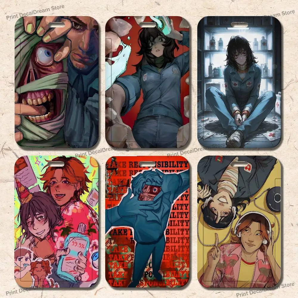 

Horror Game M-MouthwashingS Card Holder Applicable To ID Cards Bank Cards Public Transport Cards And Work Card