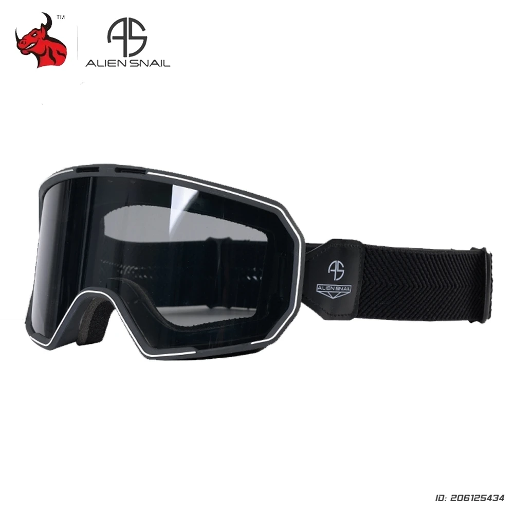 

Motorcycle Goggles Retro Motocross Glasses Scooter Ski Sunglasses Eyeglasses Anti-UV Cycling Racing Motorcycle Protective Gears