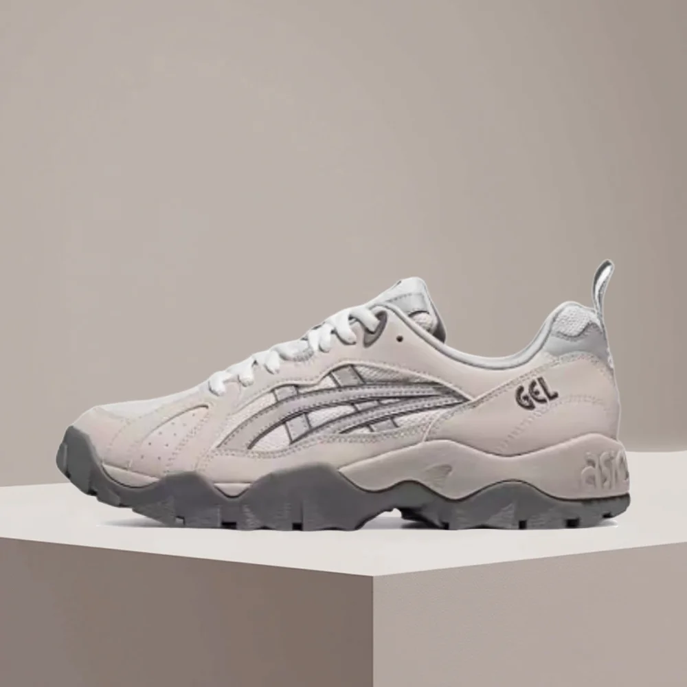 ASICS Gel-Truck Low-Top Casual Shoes Gray/White MeshFabric ComfortDura for Men and Women Colorway Style Design 1203A485-020