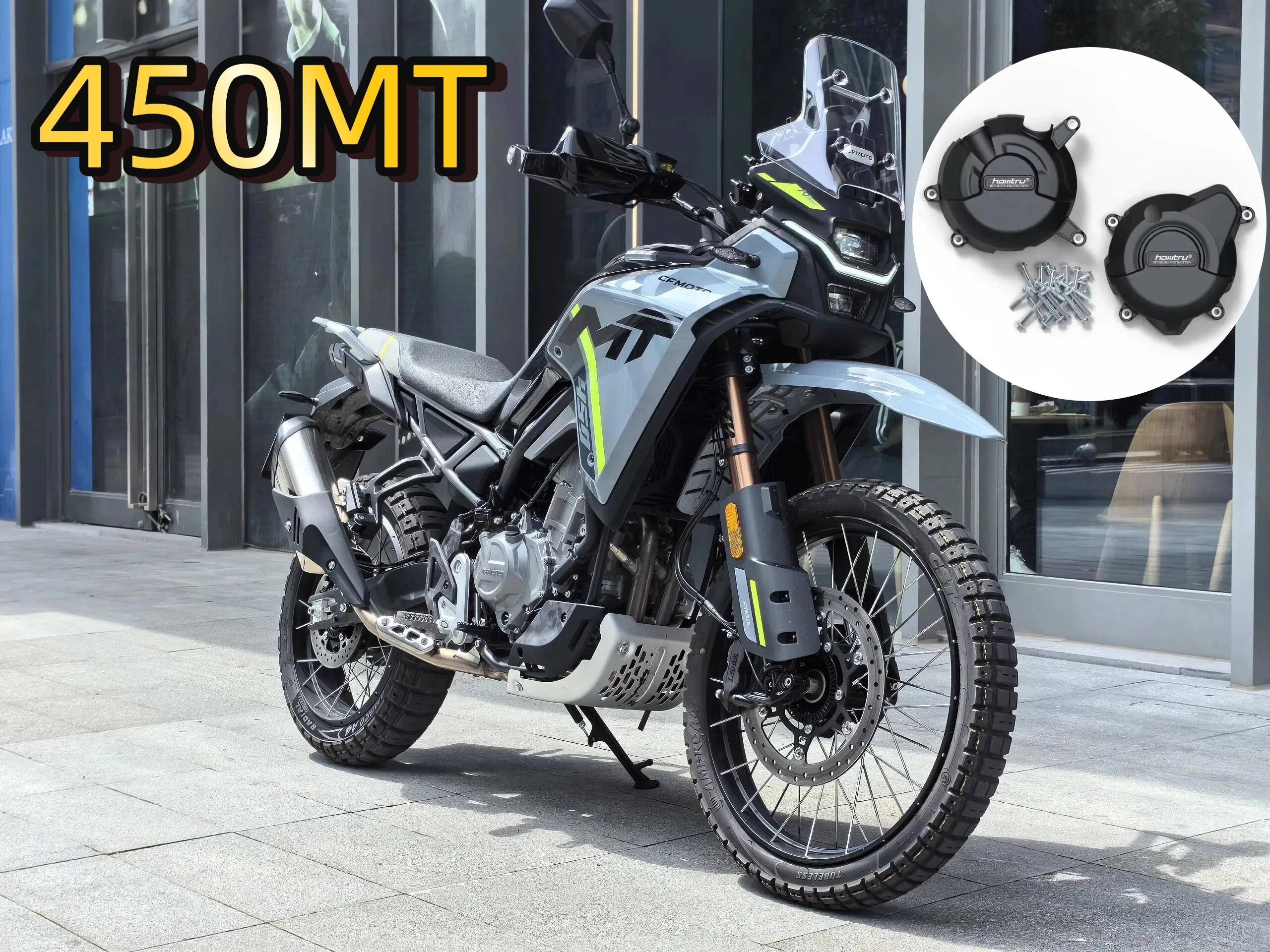 

For CF moto 450MT CFMOTO 450MT 450 MT 2024 Motorcycle Engine Cover Sets Bonnet Protector Engine Cover