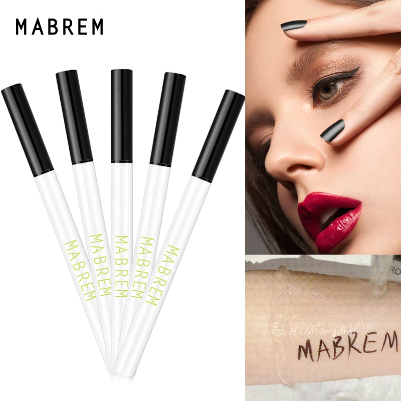 

5PC MABREM Beauty Eye Deep Liquid Eyeliner Easy-to-apply Long-lasting Waterproof Eye Makeup Monochrome Ultiple Eyeliner Women