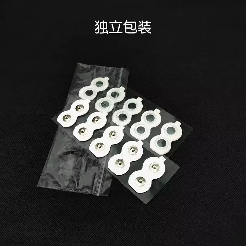 Bipolar Electrode Experimental Electrode Sheet 44*22mm EMG Signal Acquisition Double Button Electromyography Electrode Sheet