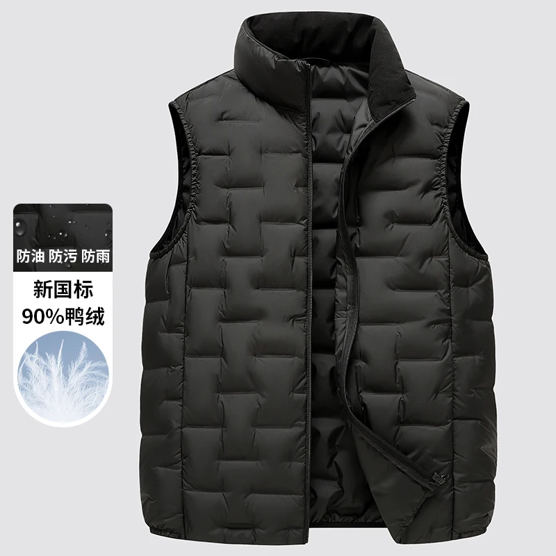 سترة جديدة للخريف والشتاء لركوب الدراجات في الهواء الطلق والجري وصيد الأسماك متعددة الاستخدامات وعصرية للرجال بياقة واقفة سترة دافئة للأسفل