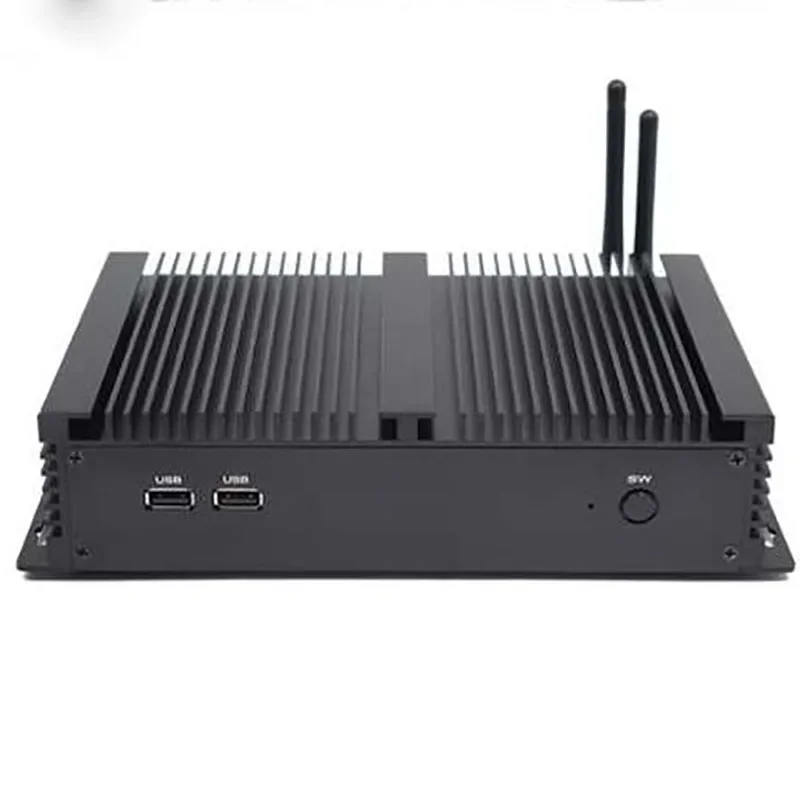 Industrial control micro i3i5i7 embedded mini industrial computer 6 serial ports j1900 fanless server host