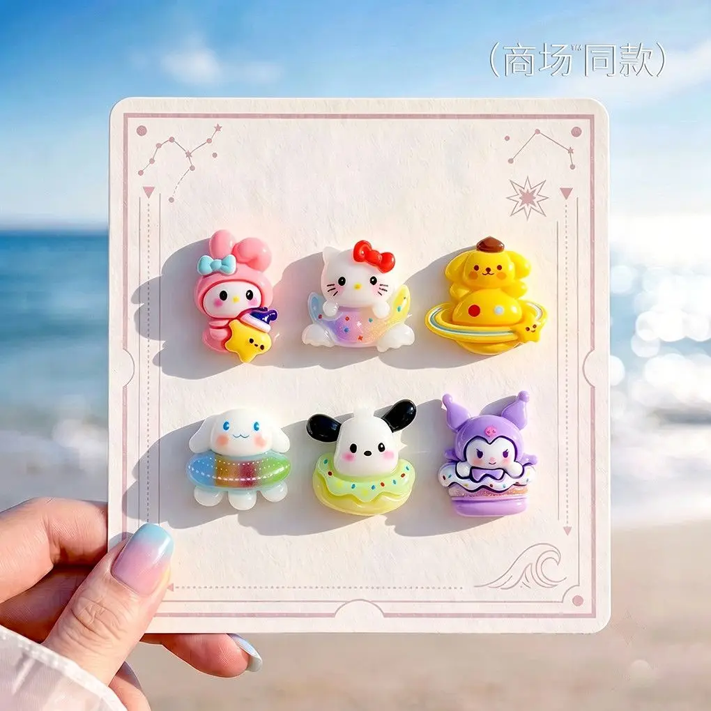 MESUCA Popular 3D Clog Shoe Charms Kit Cute Pet Squad Design, Versatile Detachable DIY Ornaments for Hole Sandals Decor