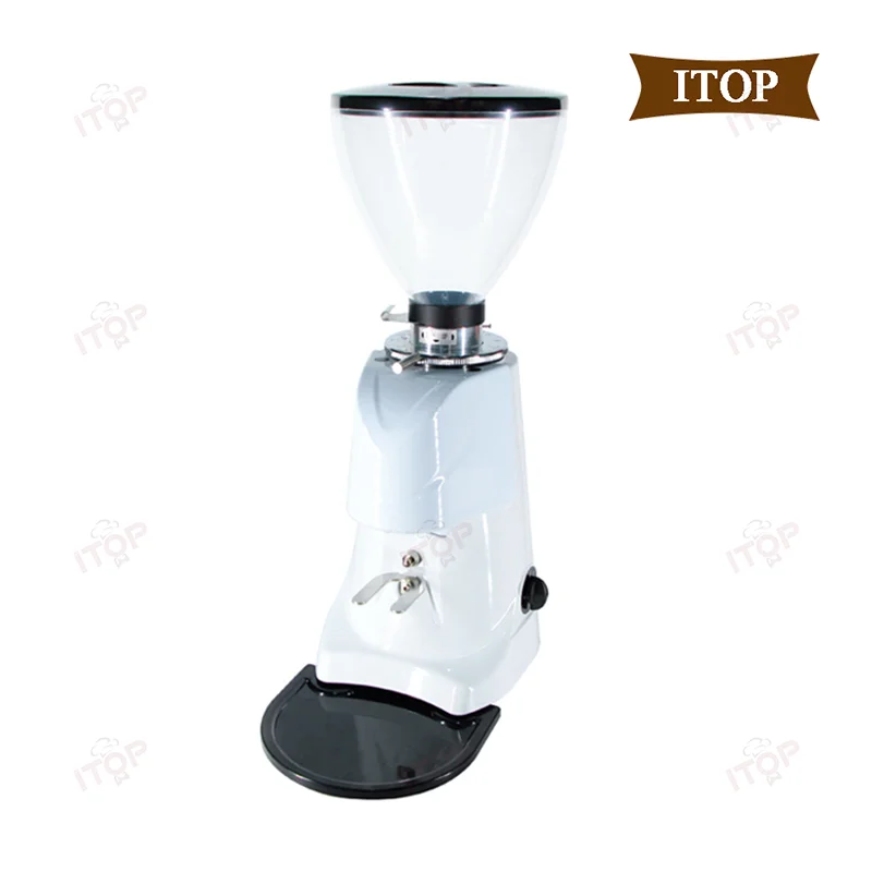 ITOP AFS60 Commercial Electric Grinder Straight Out Type Espresso Bean Grinder Flat Knife 64mm Coffee Miller 110V 220V