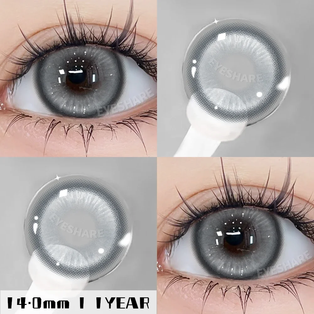 EYESHARE 2 Stück Cosplay farbige Kontaktlinsen für Augen, Halloween, farbige Schüler, Anime-Augen, blaue Kontaktlinsen, rot, niedliche Kontaktlinsen – Detail 12