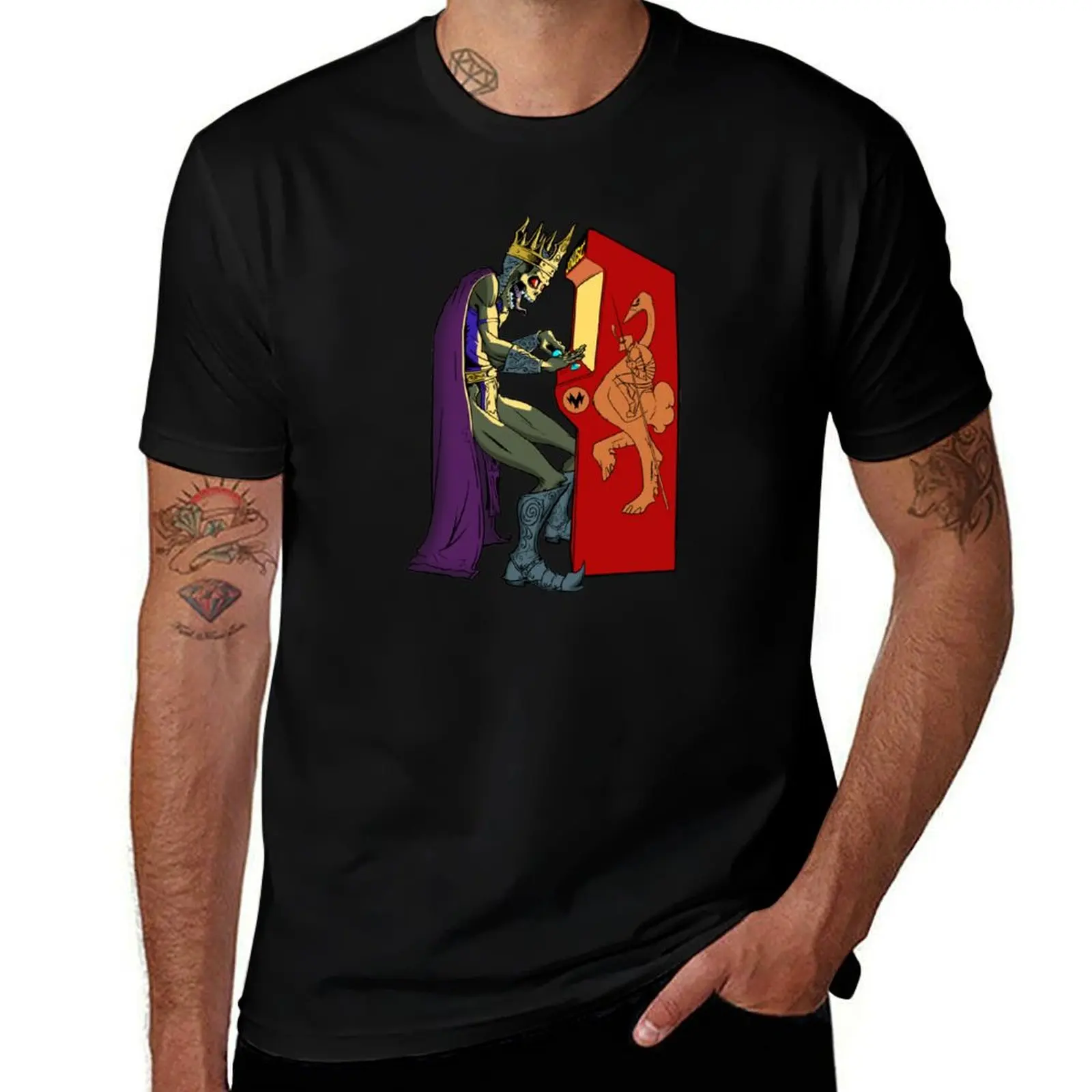 

Art thou ready, player one T-Shirt Clothing oversized football t shirt men t shirts high quality