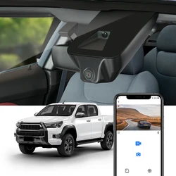 Car Camera for Toyota Hilux/ Fortuner 2020 - 2026, FITCAMX 4K UHD Integrated Dash Cam for Toyota bZ4X 2022-2026