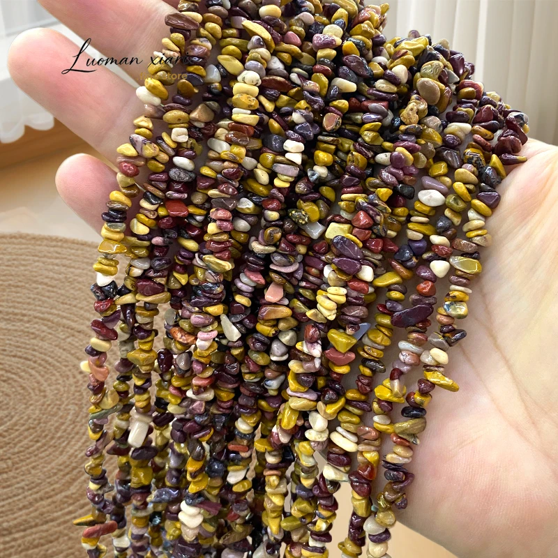 Irregular Gem Natural Stone 0.78M 3-5MM Mookaite Jasper Loose Spacer Beads for Jewelry Making Diy Bracelet Charms Accessories