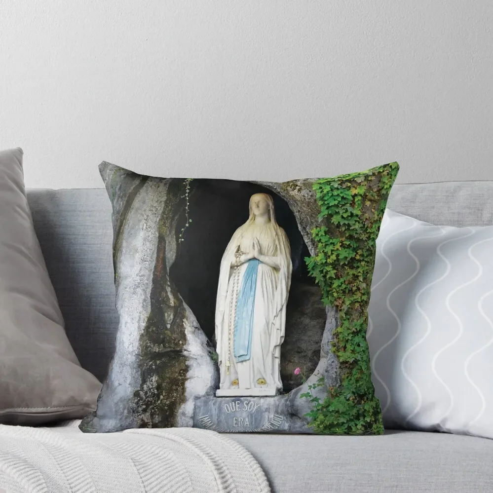 Our Lady of Lourdes Throw Pillow Christmas Covers Pillowcases Cushion Covers Sofa pillow