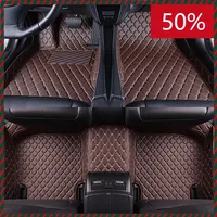 Custom Car Floor Mats For Renault Megane 2 Megane 3 Megane 4 Leather Durable Rugs Full Protector Auto Accessories Foot Carpet