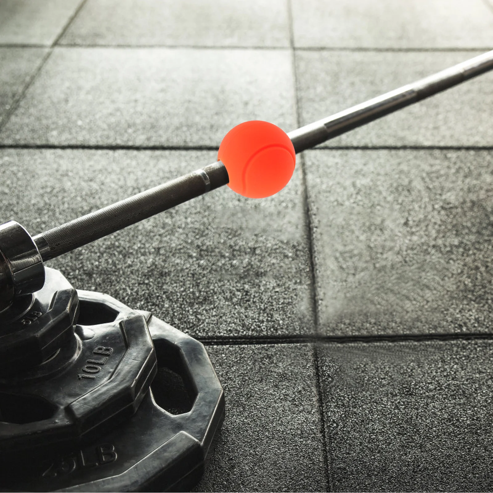 سيليكون الدمبل قبضة الكرة الثقيلة عدم الانزلاق مقبض الحديد لرفع الأثقال المنزل الصالة الرياضية التدريب كروية أجهزة لياقة بدنية