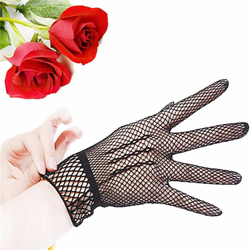 UV-Proof Driving Gloves Mesh Fishnet Gloves Nylon Mesh Solid Thin Summer Women Gloves Mitten Animals Gloves Woman