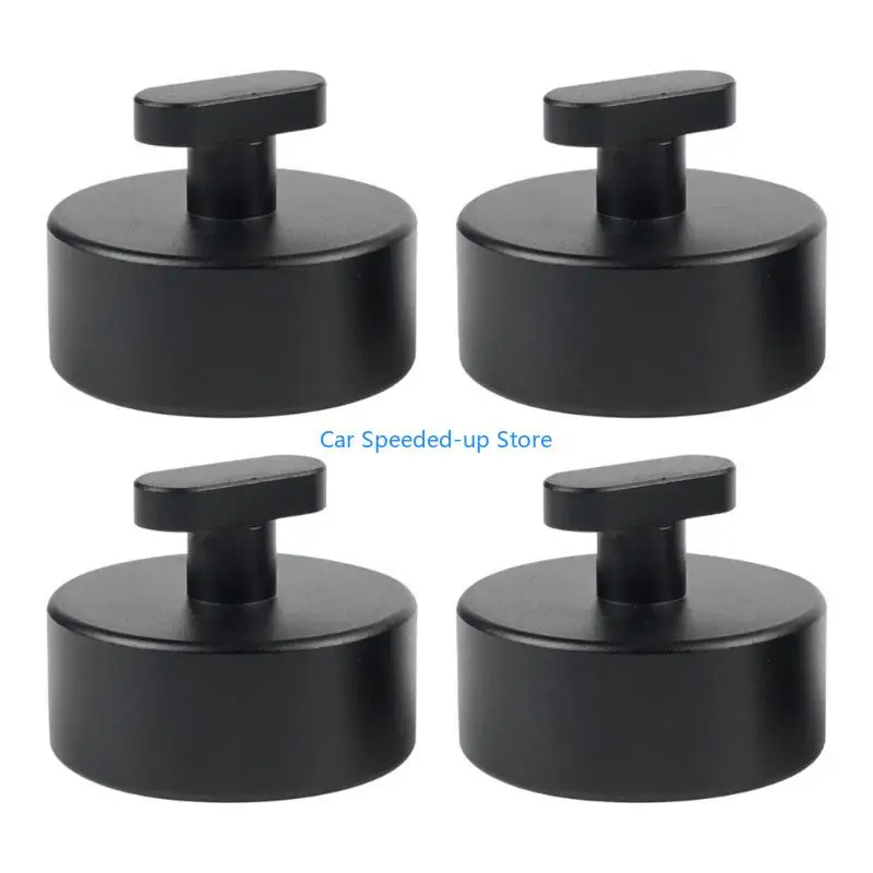 

X5XF Set of 4 Aluminum Alloy Jacking Pucks Pads Adapter Suitable for Ensures Safe Lifting at Jacking Points Provide Stability
