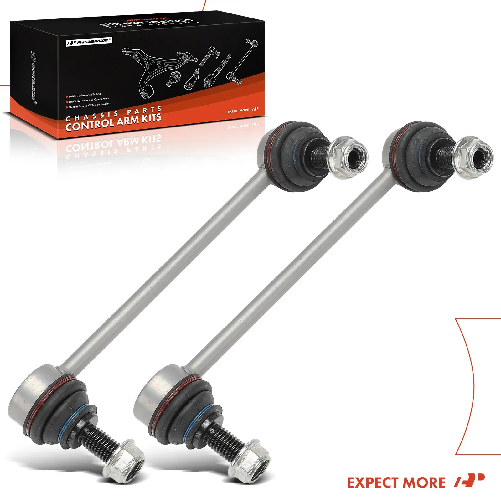 A-Premium 2x Rear Sway Bar Links for Jaguar E-Pace 2018-2021 Land Rover Discovery Sport Range Rover Evoque 2020-2023 LR114304