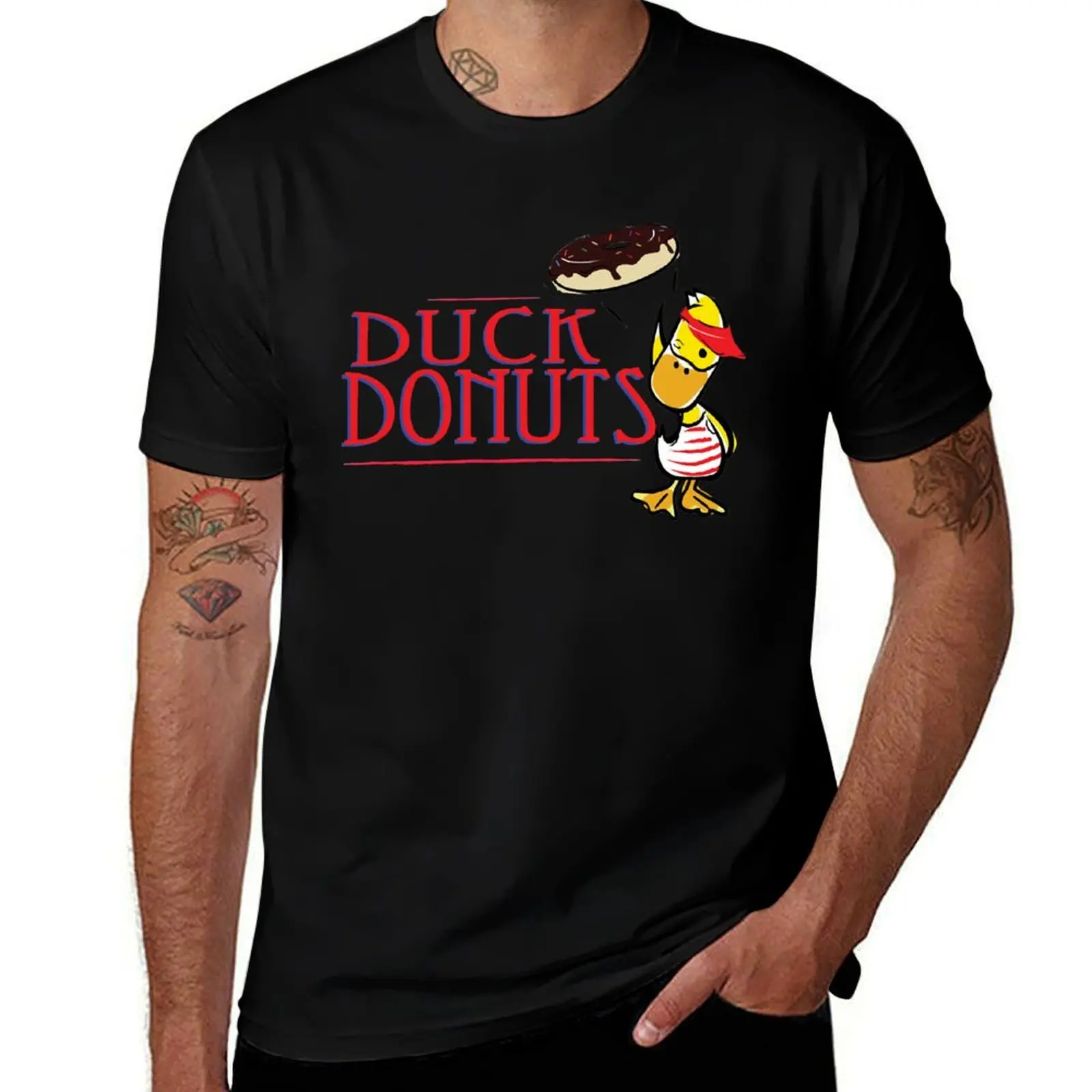 Duck donuts classic t shirt T-Shirt t shirt man plain T-Shirt
