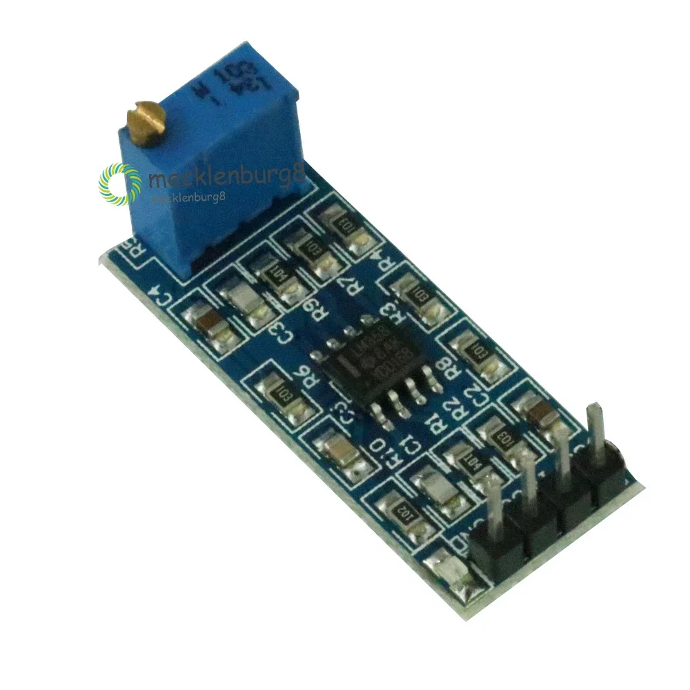 

LM358 100 times signal amplification Amplifier gain operational amplifier module 5 V-12 V NEW