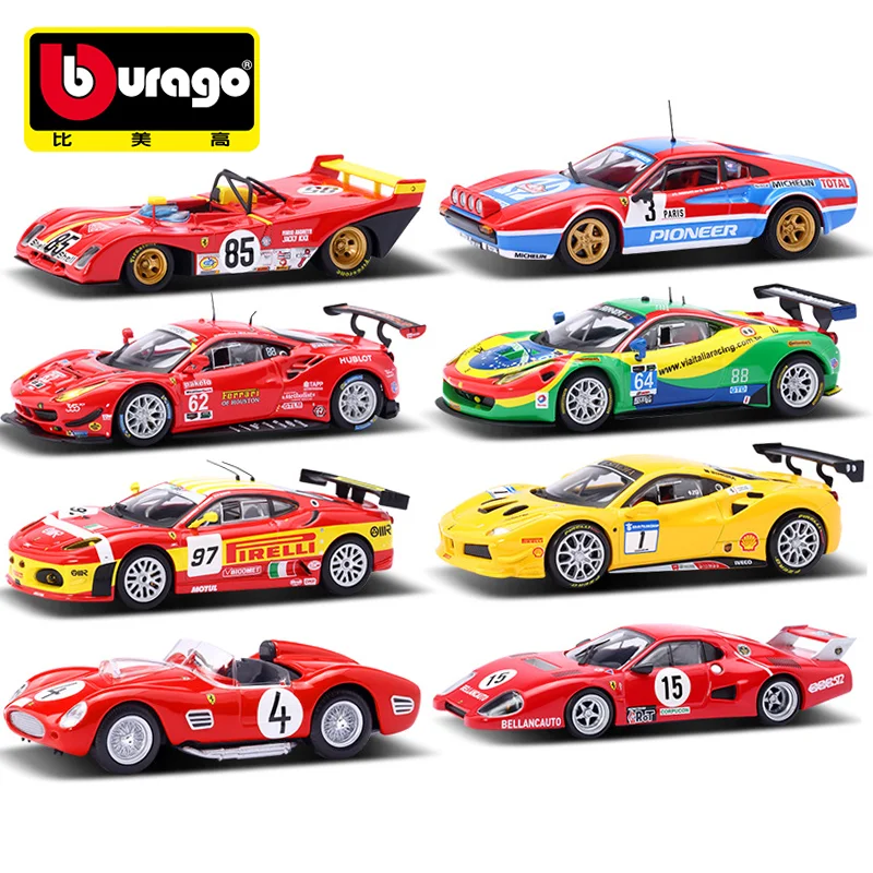 

Bburago 1:43 Ferrari 499p 51# Le Mans Rally Champion Ferrari 499p Rally Cars Diecast Model Toys Model Gifts for Children Boys