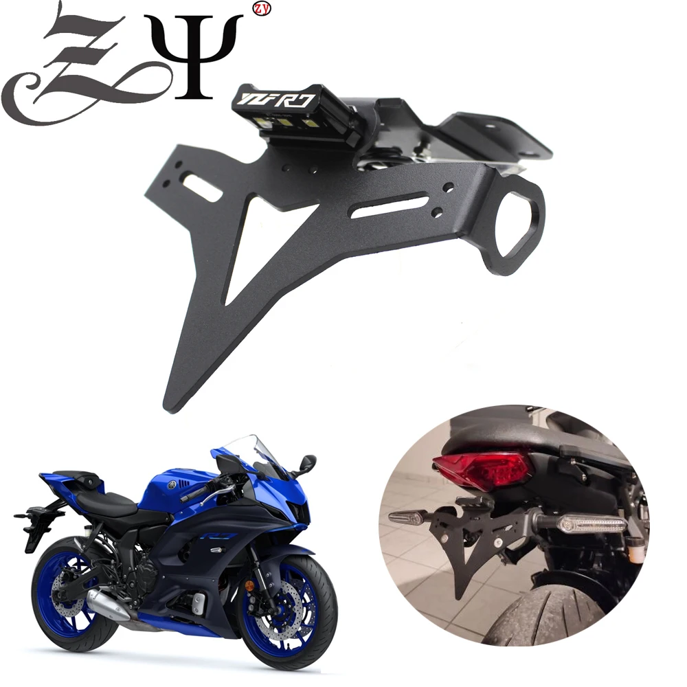 

Motorcycle Accessories License Plate Holder Fender Eliminator Registration Bracket For YAMAHA YZF-R7 YZFR7 2021 2022 MT07 MT-07