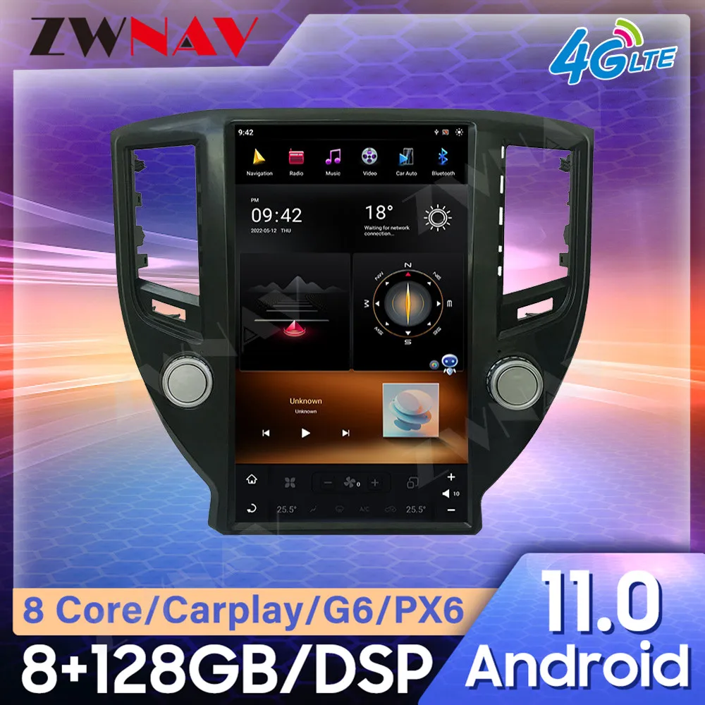 For TOYOTA CROWN 14th S210 2012-2018  Android 11 CARPLAY8G128G Tesla style Car GPS Navigationcar multimedia player radio