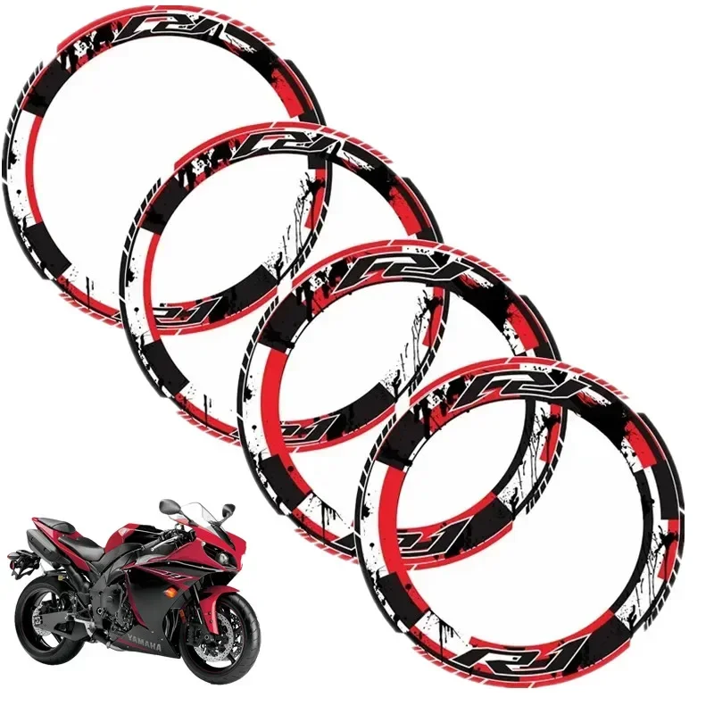 

Запчасти для мотоциклов YAMAHA R1, контурное колесо, декоративная наклейка, наклейка-3 Moto