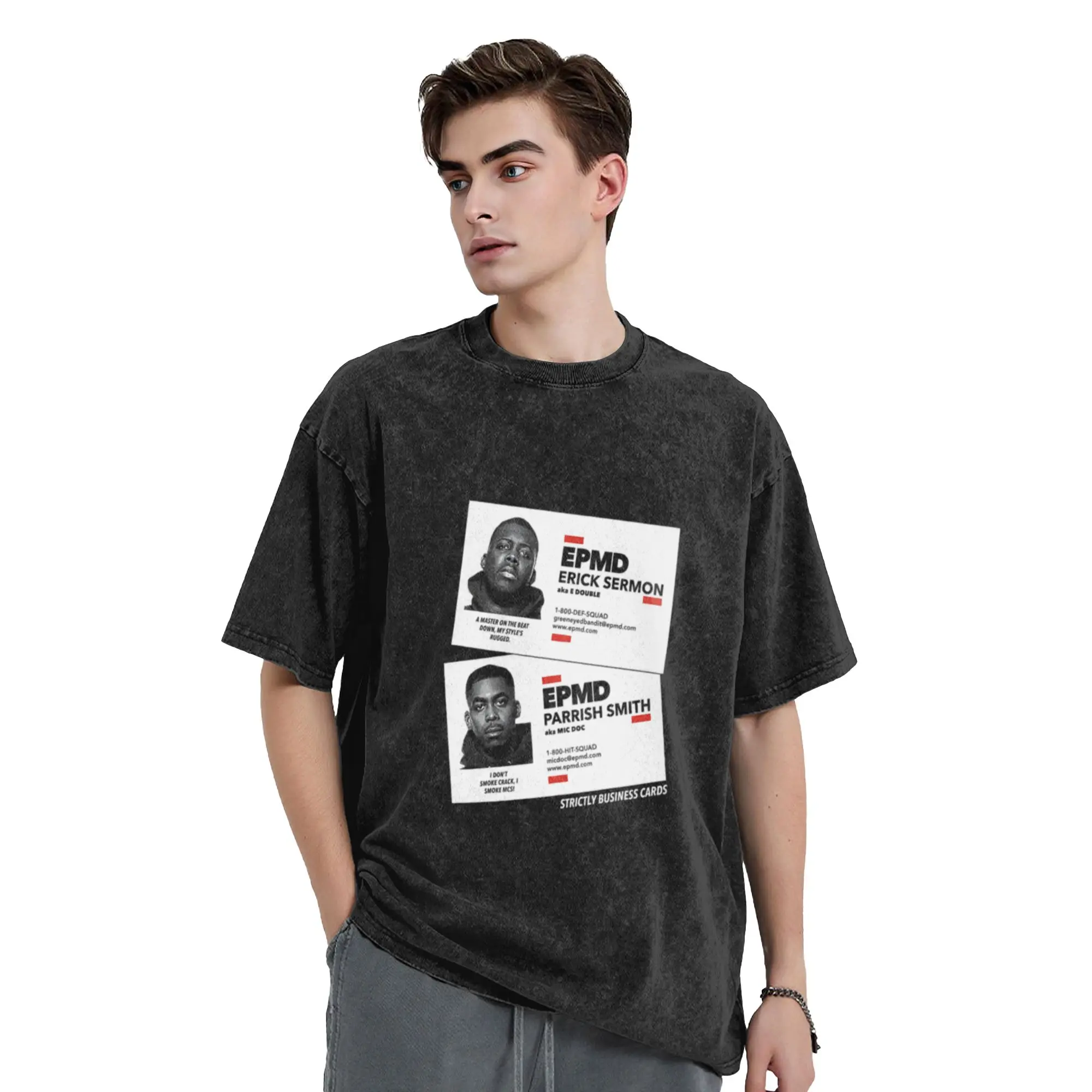 Strictly Business Cards Classic Cool A Vintage Oversized Cotton Unisex T-Shirts