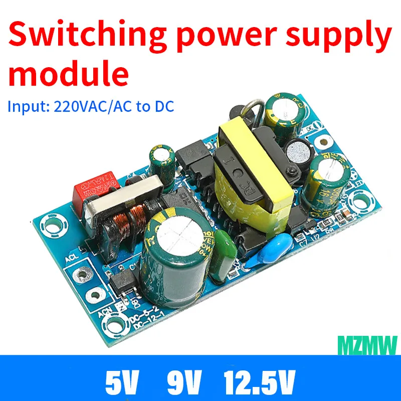 Isolated Switching Power Supply Module AC 100-240V to DC 5V 1.5A 2A 9V 6A 12.5V 2A voltage regulator Industrial Bare Board