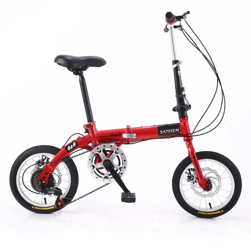 Brakes for Urban Commuters & Students Bike Bicycle Folding Bike Adults Folding Bike Lightweight Portable Bicycle with Disc