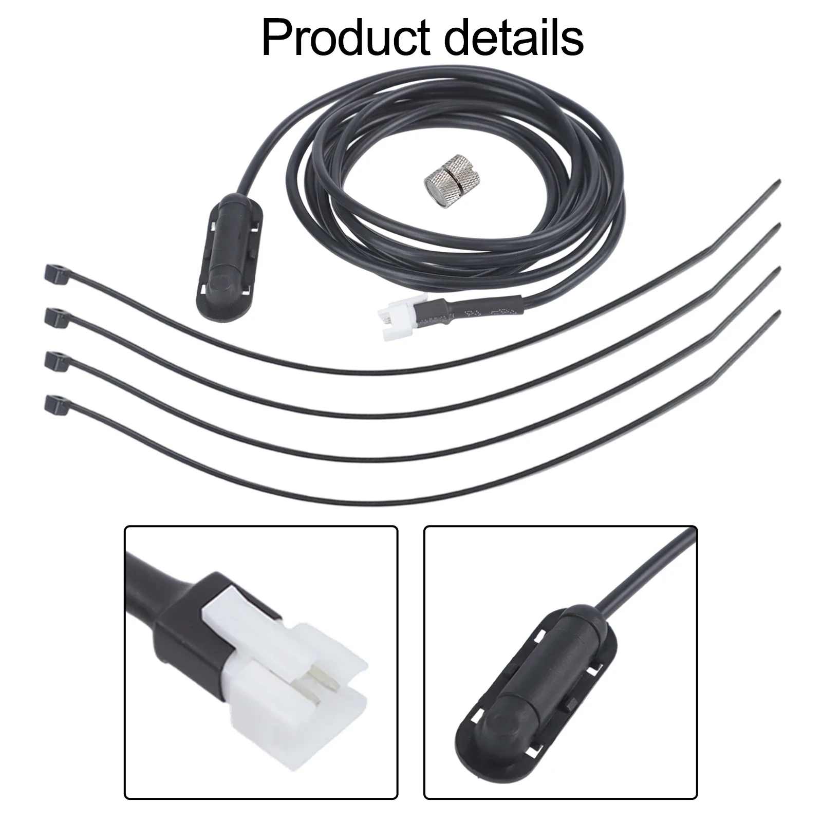 

2meters Sports Accessories Attachment Bicycle Convenient Ebike Speed sensor Tools Replacement Black Components