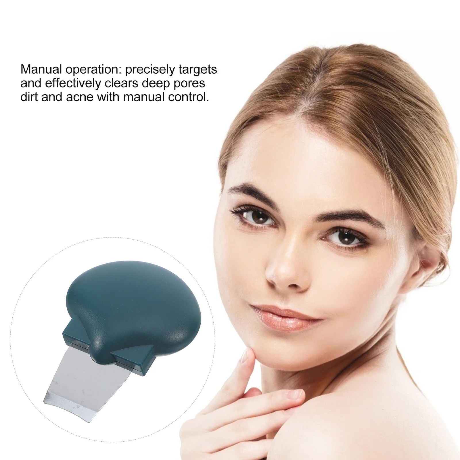 Mini outil Portable en acier inoxydable pour le visage, nettoyeur manuel des Pores, spatule, extracteur de boutons du nez, outil de soins de la peau