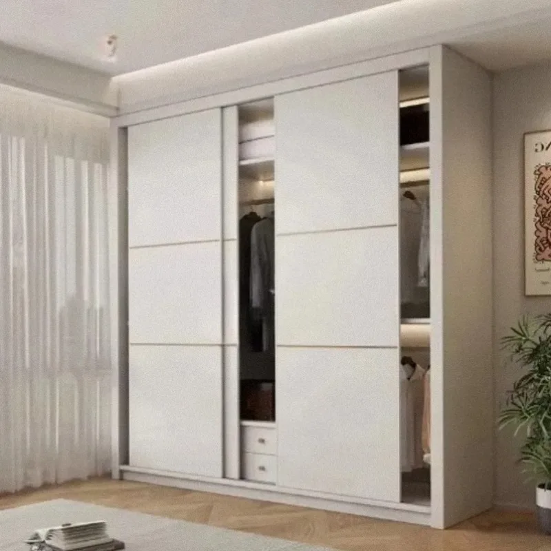 European 2 Doors Wardrobe Adults Hanging Clothes Luxury Room Organizer Wardrobe Closet Space Saving Guarda Roupas Home Furniture