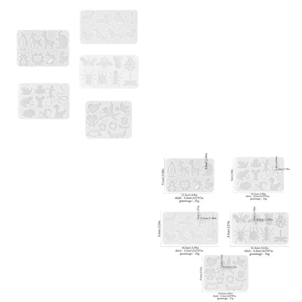 

Heat Resistant Animal Insect Silicone Mold Perfect for Jewelry Enthusiasts