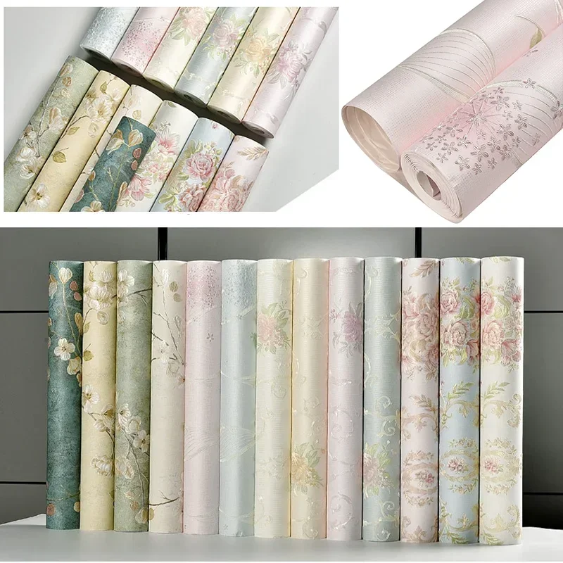 

Самоклеящиеся европейские обои 3D тонко прессованные нетканые материалы утолщенные наклейки на стену фон комнаты контактный домашний декор