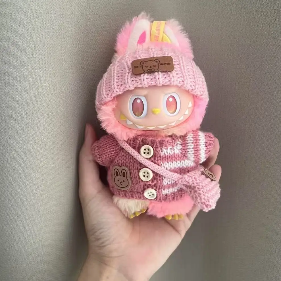 

Одежда для лабу 15-17 см, одежда для сидения, милый свитер, шляпа, аксессуары, модные аксессуары для кукол, без кукол