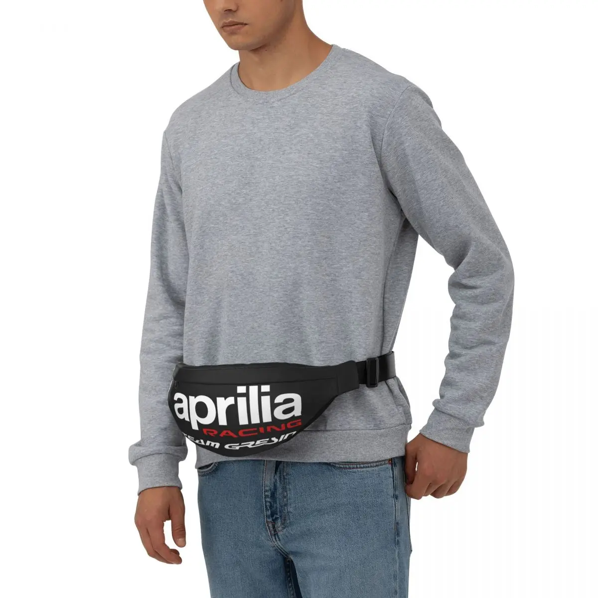 Aprilia Motorcycle Moto Racing Team Unisex Waist Bag Multifunction Sling Crossbody Bags Chest Bags Short Trip Waist Pack