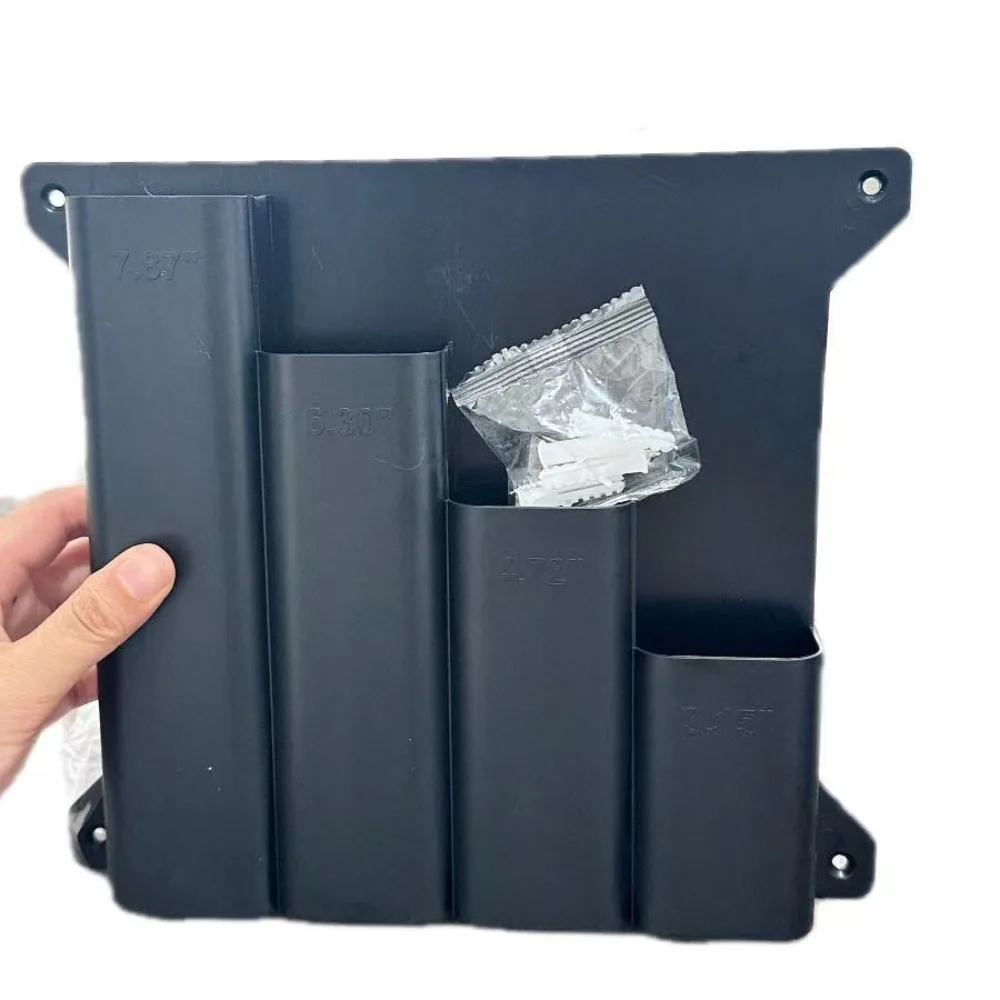 

Plastic Material Wall Hanging Storage Bracket High-Quality Sturdy Structure Zip Tie Storage Bracket Lightweight