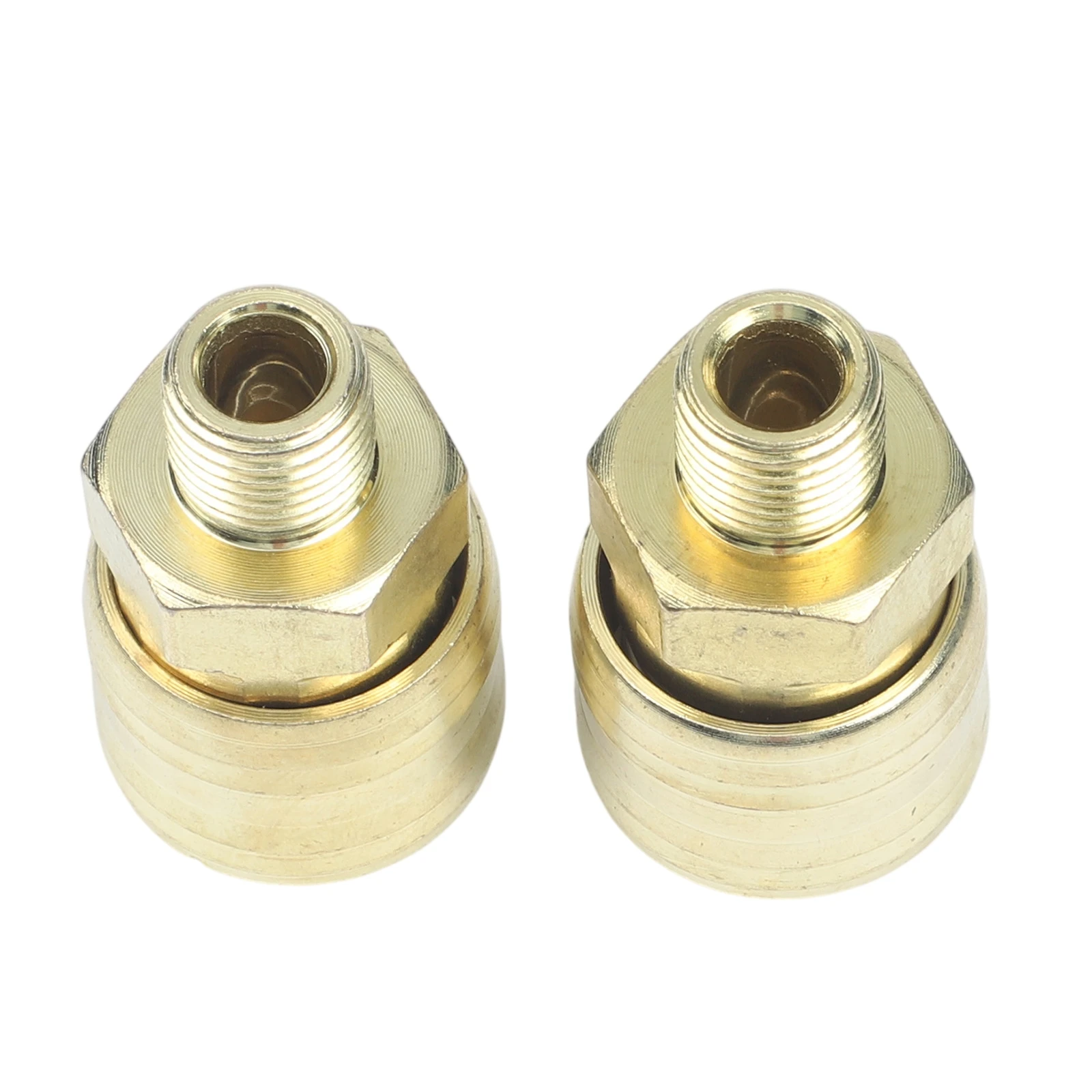 Brass Quick Coupling Leak Resistant Air Connector Pneumatic Part Brass Coupler One-handed Operation Leak-proof