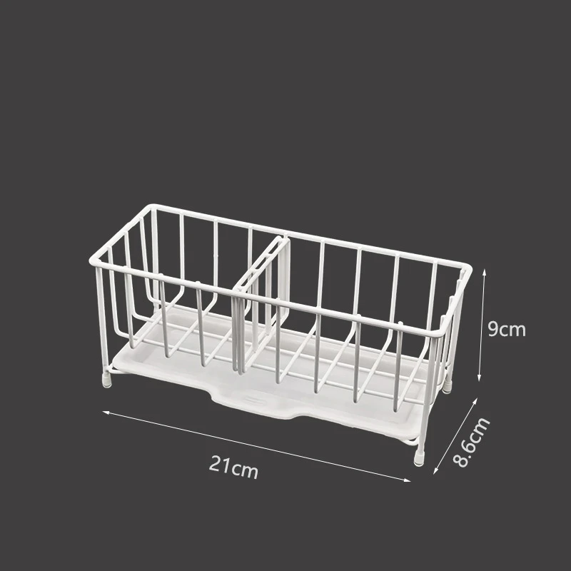 304 tavolo in acciaio inox spugna filo di acciaio palla cestello di drenaggio lavello detersivo Rack di stoccaggio cucina Rack di stoccaggio