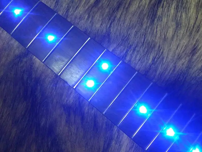 

5strings bass neck with LED