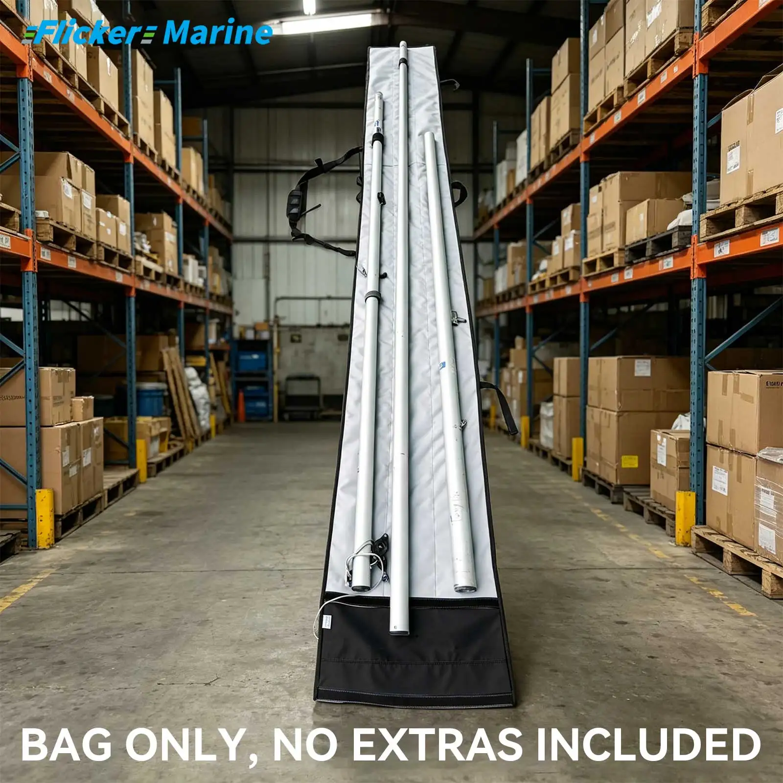 Multi-style Mast Bag Compatible with Laser Sailboat Polyester Flocked Lining Protective Mast Storage Bag Durable Easy Carry