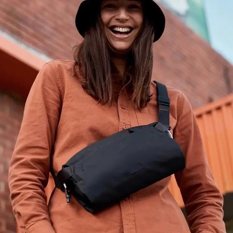 

Легкая повседневная нагрудная сумка через плечо с одним плечом, водонепроницаемая поясная сумка для отдыха от LiteSling Australia