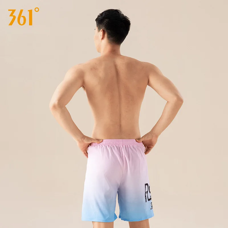 361 Men Professional Competitive Board Trunks Outdoor Fitness Workout Swim Shorts Beach Briefs Athletic Boxer Bathing Trunks