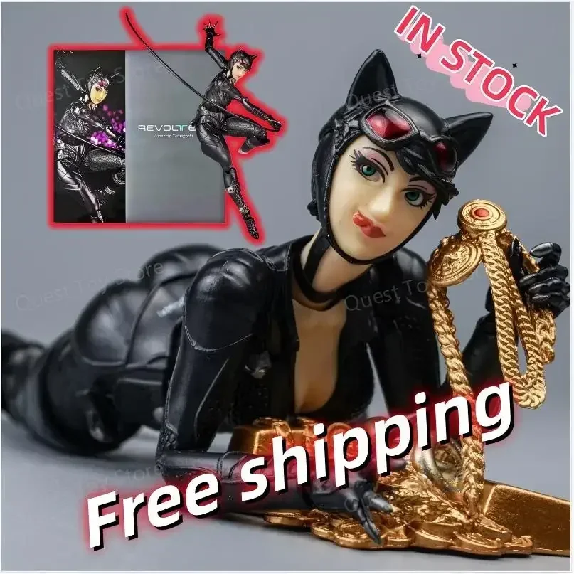 

NEW-HOT IN STOCK Launch Kaiyodo Revoltech Series Figure Exclusive Catwoman Selina Kyle Batman Hot Trend Collectible Toy Model