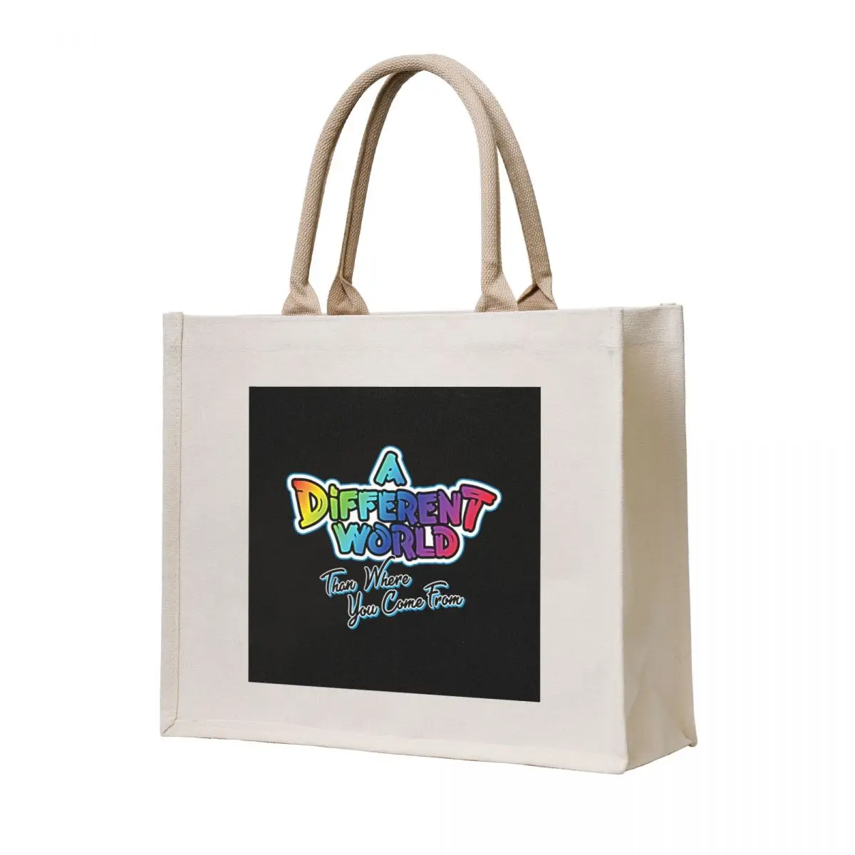 

A Different World: Than Where You Come From Tote Bag Lady bags female bag Canvas bag for women