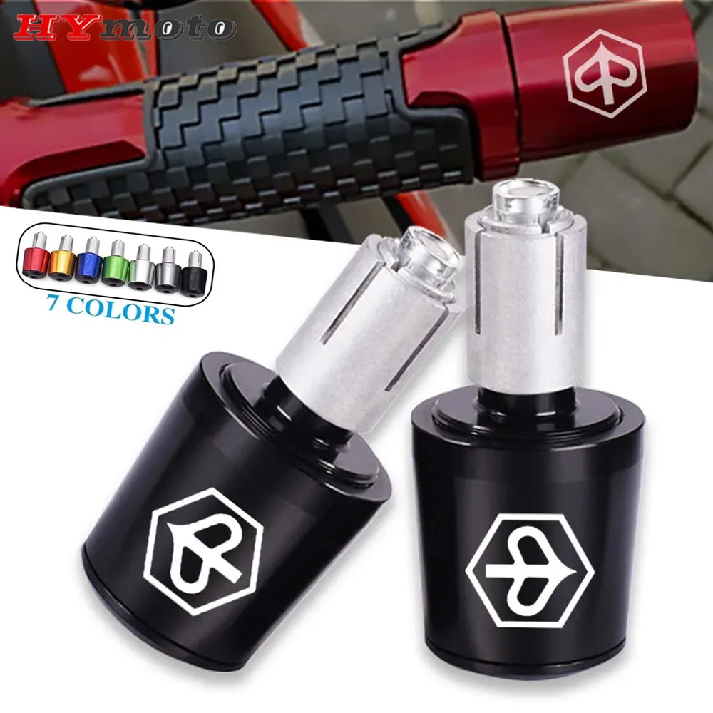 22mm Motorcycle CNC Handlebar Bar Ends Grips Plug Balance Slider for Piaggio Beverly 300 MP3 500 Medley Liberty Zip 50 150 125